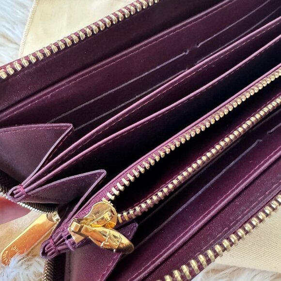 Louis Vuitton Vernis Zippy Wallet in Rouge Fauviste - Excellent Condition - Picture 5 of 10